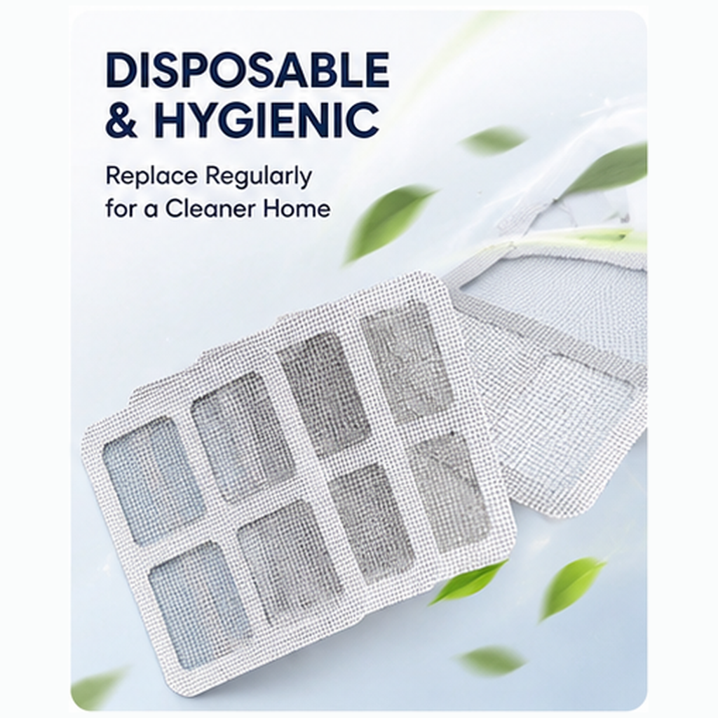 Disposable Self-Adhesive Floor Drain Filter Stickers(50pcs)