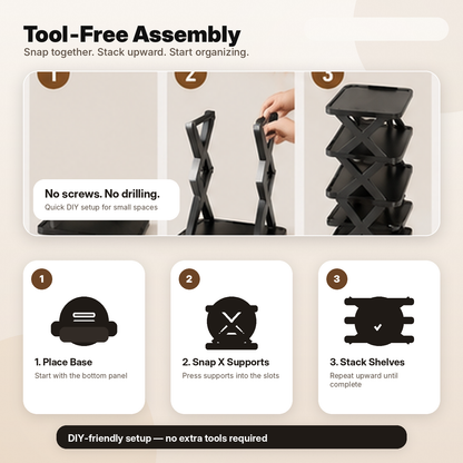 Minimalist Multi-Layer Shoe Rack | Space-Saving Entryway Organizer